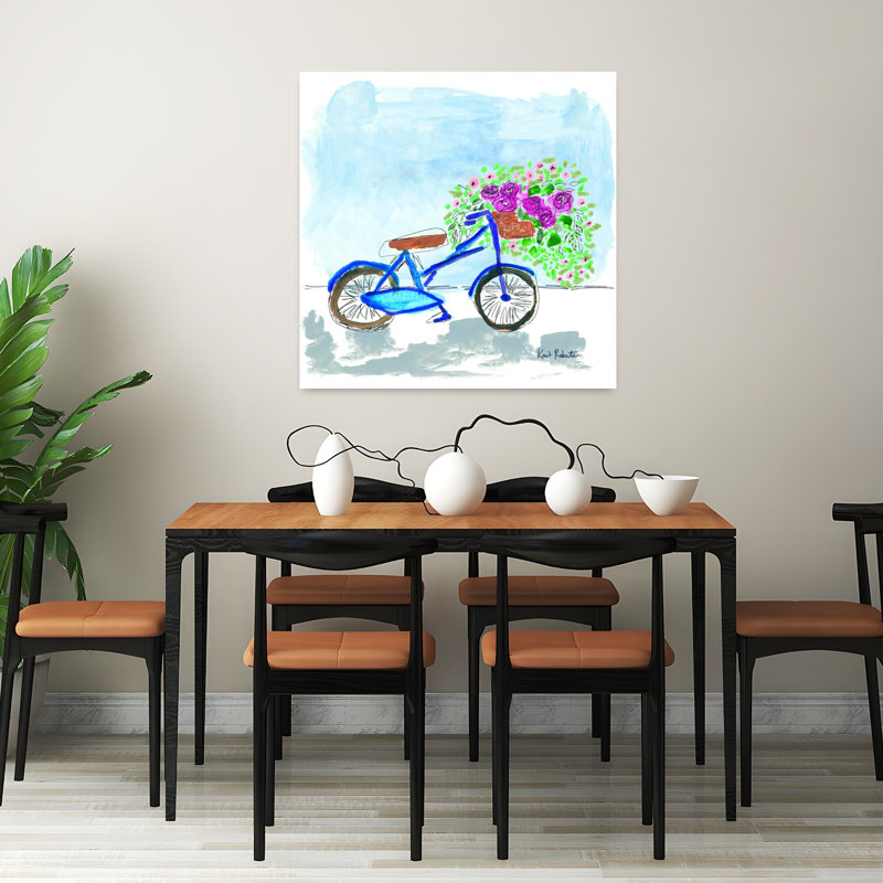 Art floral abstrait floral, H 32 po x l 32 po