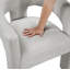 Ensemble de 2 chaises d'appoint rembourrées en tissu moelleux gris clair-1844020584