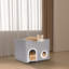 Maison de chat pliable, lit de chat d'intérieur, condo de chat moderne et mignon