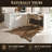 Kobe 6' X 7' Exotic Cowhide Rug - Medium Brindle