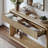59'' Entryway Table With Drawers, Boho Fluted Console Table, Sofa Table With Storage-1362869217