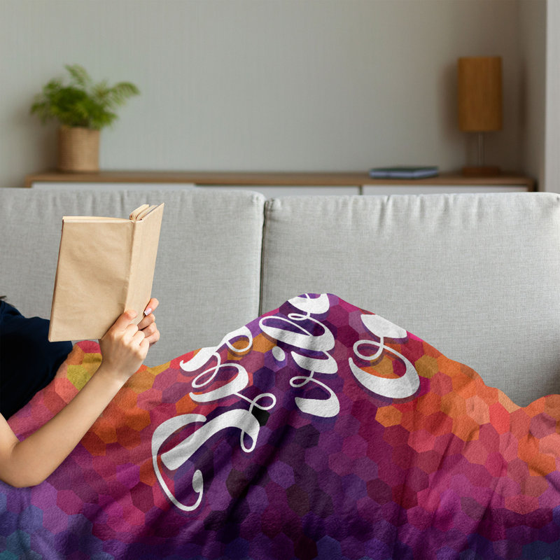 Hand Woven Throw Blanket, 50" x 60"