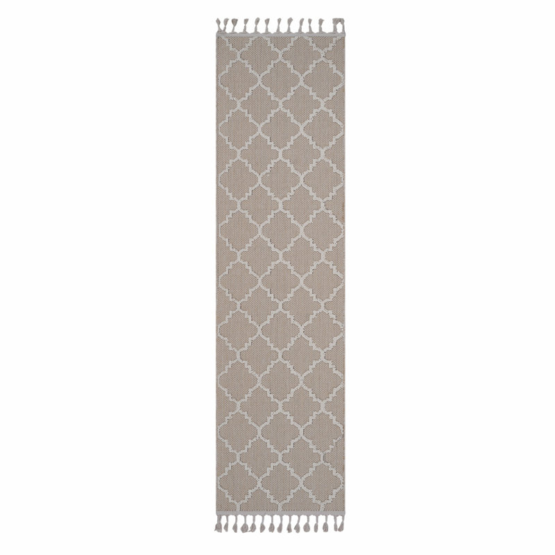 Tapis à treillis, tapis d'intérieur et d'extérieur, Tapis de couloir 2 pi 2 po x 8 pi