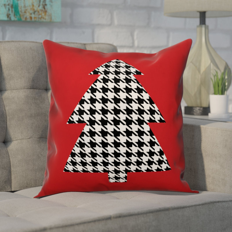 Plaid Reversible Throw Pillow, 20" x 20", Pillow Cover