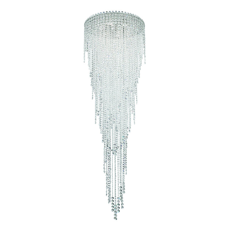 Chantant 6 - Light Flush Mount, Heritage Handcut, 79.5" H x 24" W x 24" D