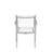 Fusion Metal Outdoor Stacking Dining Armchair