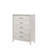 Zahir Wooden Chest with 5 Drawers & Silver Trim-989201853