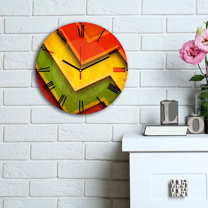 Andrin Wood Wall Clock