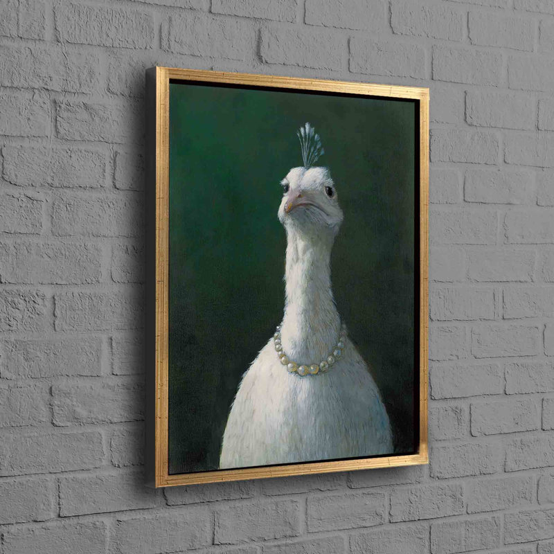 Print on Canvas, Framed Print without Mat, Gold, 30 cm H x 20 cm W