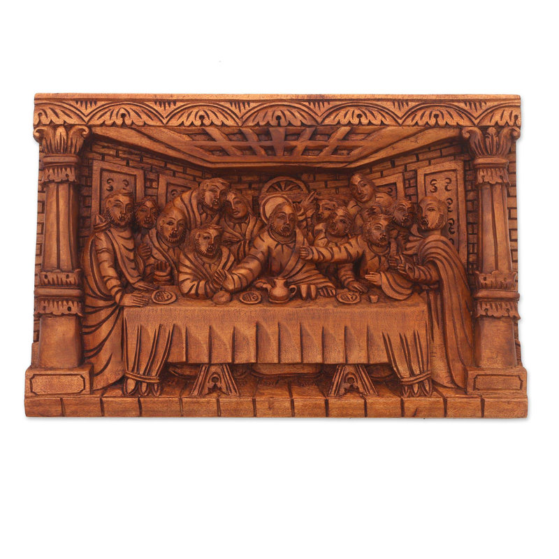 Handmade Rustic People Wall Decor on Solid Wood