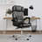 Massage Reclining Office Chair Faux Leather-412739121