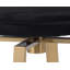 Abdullah Swivel Upholstered Stool with Metal Frame