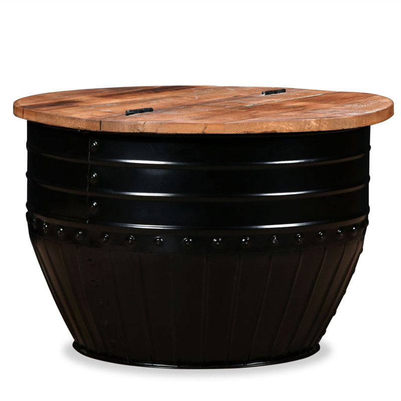 Table basse Kidus, Noir , 23,6 po x 15,7 po