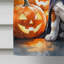 Drapeau de chiot Halloween House-113107346