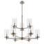 Lustre à intensité variable 9 lumières Lavont