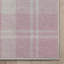 Tapis rose à motif géométrique Kehr-88979003