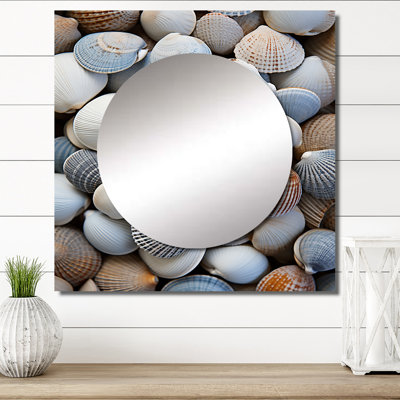 Photo de plage coquillage beauté V - animaux carrés salon miroir d'art