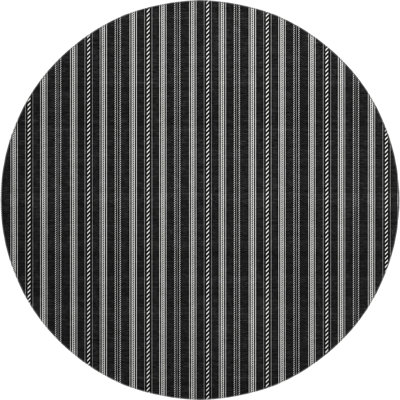 Premium Machine Washable Prisco Black Rug