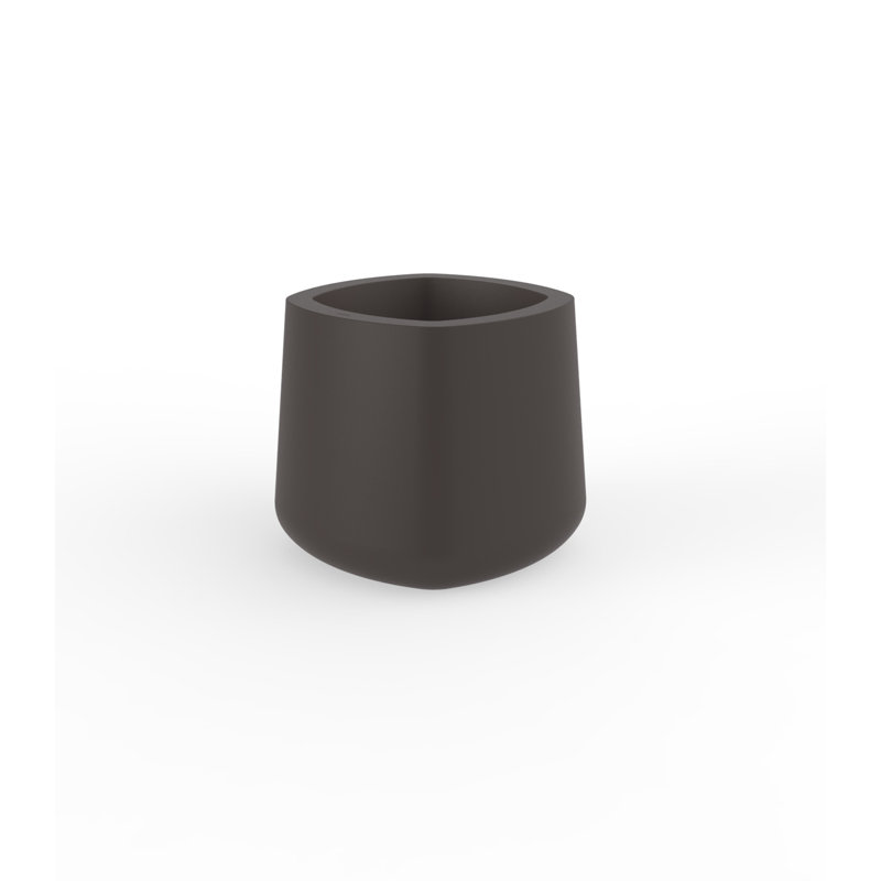 Pot à fleurs en plastique Ulm, Bronze, H 31,5 po x l 35,75 po x P 35,75 po