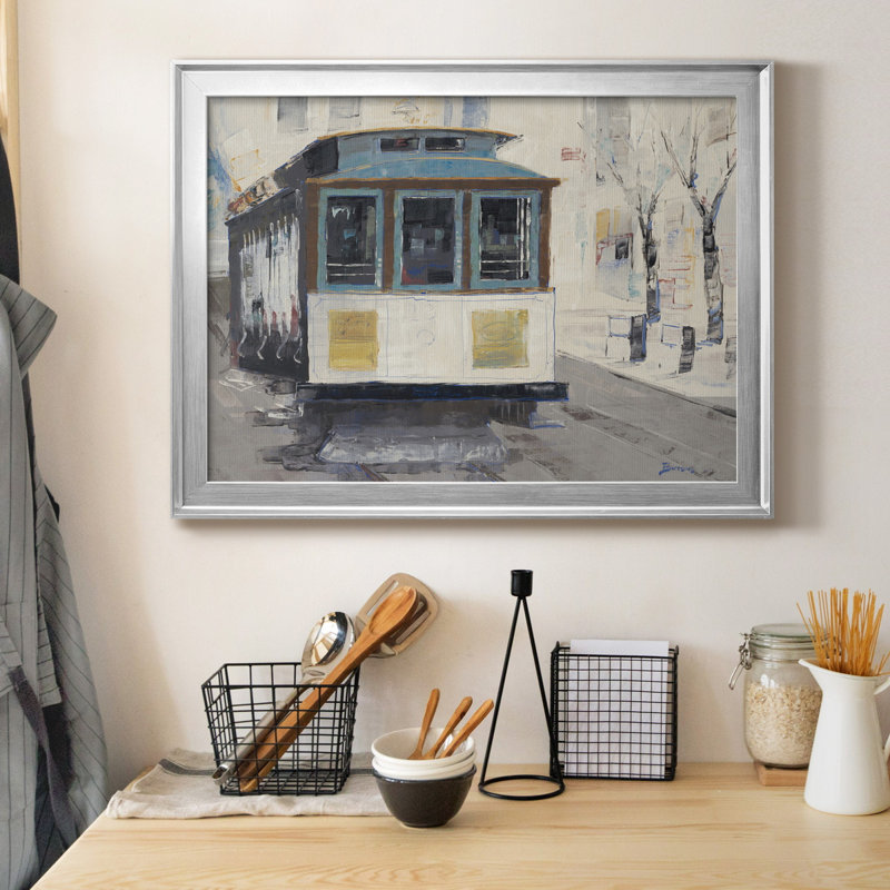 «Cable Town», reproduction sur toile encadrée, H 22,5 po x l 30,5 po x P 1,5 po, Argent