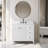 Laval 36" Single Sink Freestanding Bathroom Vanity with Engineered Marble Top-105245160-105245173