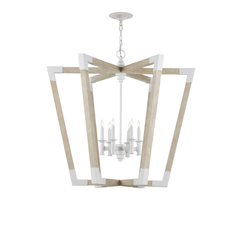 Lustre géométrique à 6 lumières Bastian