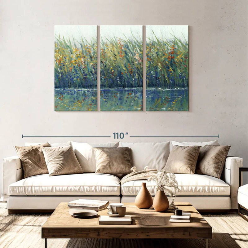 Alvord Wildflower Reflection I, H 48 po x l 74 po