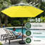 Parasol d'extérieur 10 pi avec protection contre les rayons UV UPF 50+ 10 pi-1366680518