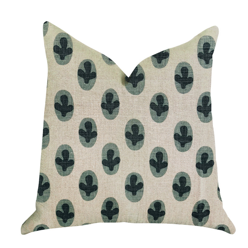 Coussin poire cactus, 22 po x 22 po, Coussin décoratif