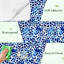Papier peint adhésif peler et coller imprimé léopard bleu taches abstraites Design-1274989695