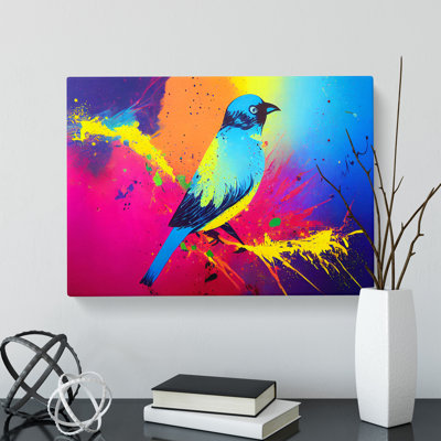Bird Splash Vol.5 Abstract - Wrapped Canvas