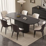 Black Dining Table Set With Chairs