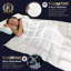 Couverture lestée Royal Therapie - Couvertures épaisses 100% coton avec perles de verre de qualité supérieure (80 po x 87 po 25 lb, cuir Texas), convient à deux personnes (~ 100 à 200 lb) - Utiliser sur un grand / très grand lit-109336885-111282910-111282911