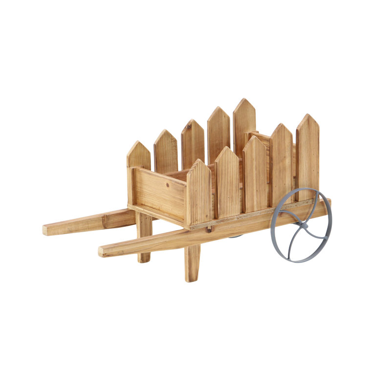 Radley Wood Planter, Brown