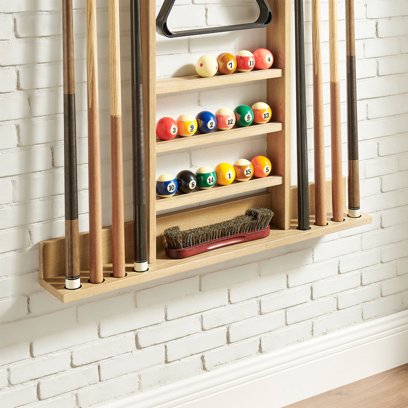 Billiard Wall Rack by HB Home, Sandstone