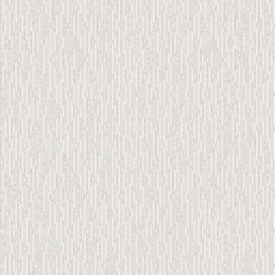 Diamond Shapes Shiny Embossed Lines Modern Wallpaper