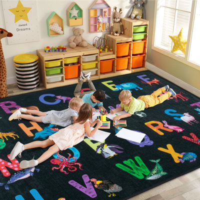 Tapis de classe Alphabet pour enfants