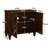 33.6" Retro Sideboard Buffet Cabinet In Walnut, Mid Century Modern Design For Living Room/Kitchen - Elegant Appearance, Customizable Storage Walnut Cabinet, Entryway With Geometric Accent Adjustable-1299296196