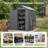 4 Ft. W X 6 Ft. D Resin Outdoor Storage Shed With Floor, Weather-resistant Outdoor Storage With Reinforced Design