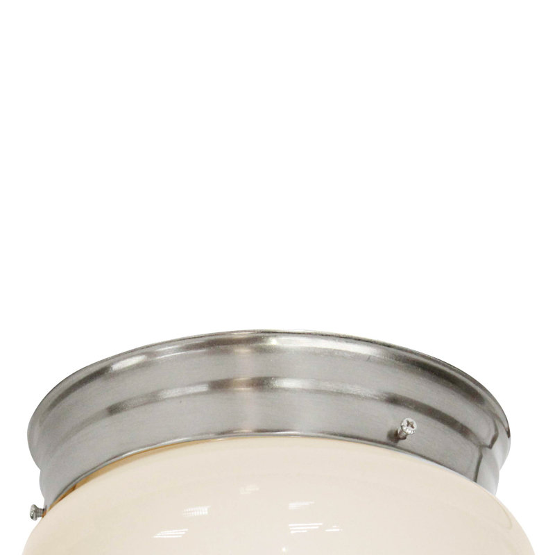 Plafonnier encastré 1 lumière Wacissa, H 5 po x l 9 po x P 9 po