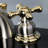 Kingston Brass Victorian Two-Handle 3-Hole Deck Mount Mini-Widespread Bathroom Faucet with Plastic Pop-Up-47351858