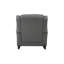 Chaise berçante avec accoudoirs évasés