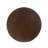 16" Ribbed Brown Concrete Outdoor Side Table With Hourglass Design