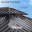 14 pi. L 10 pi. D Pavillon de jardin avec double toit