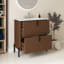 Meuble-lavabo 30 po avec lavabo en céramique-701884083