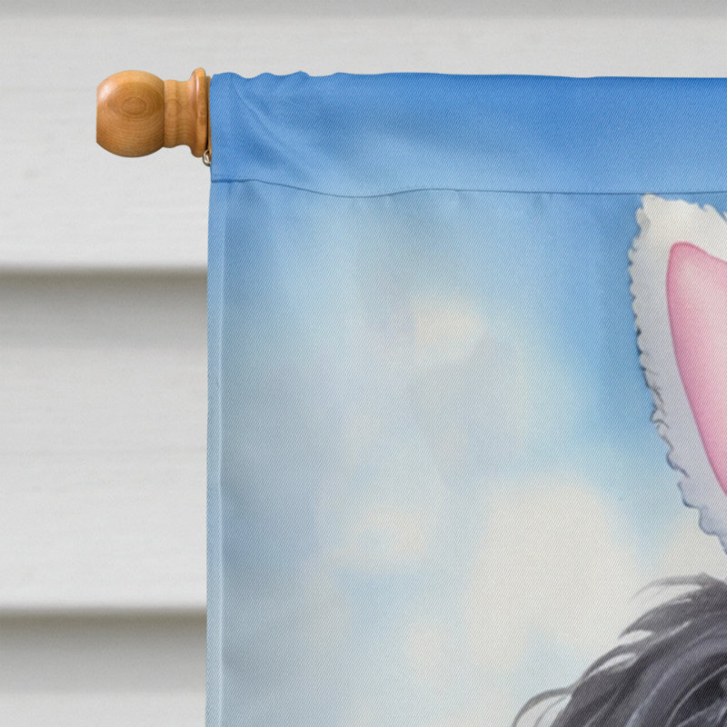 Drapeau de Pâques Pâques à œufs double face H 40 po x l 28 po Polyester