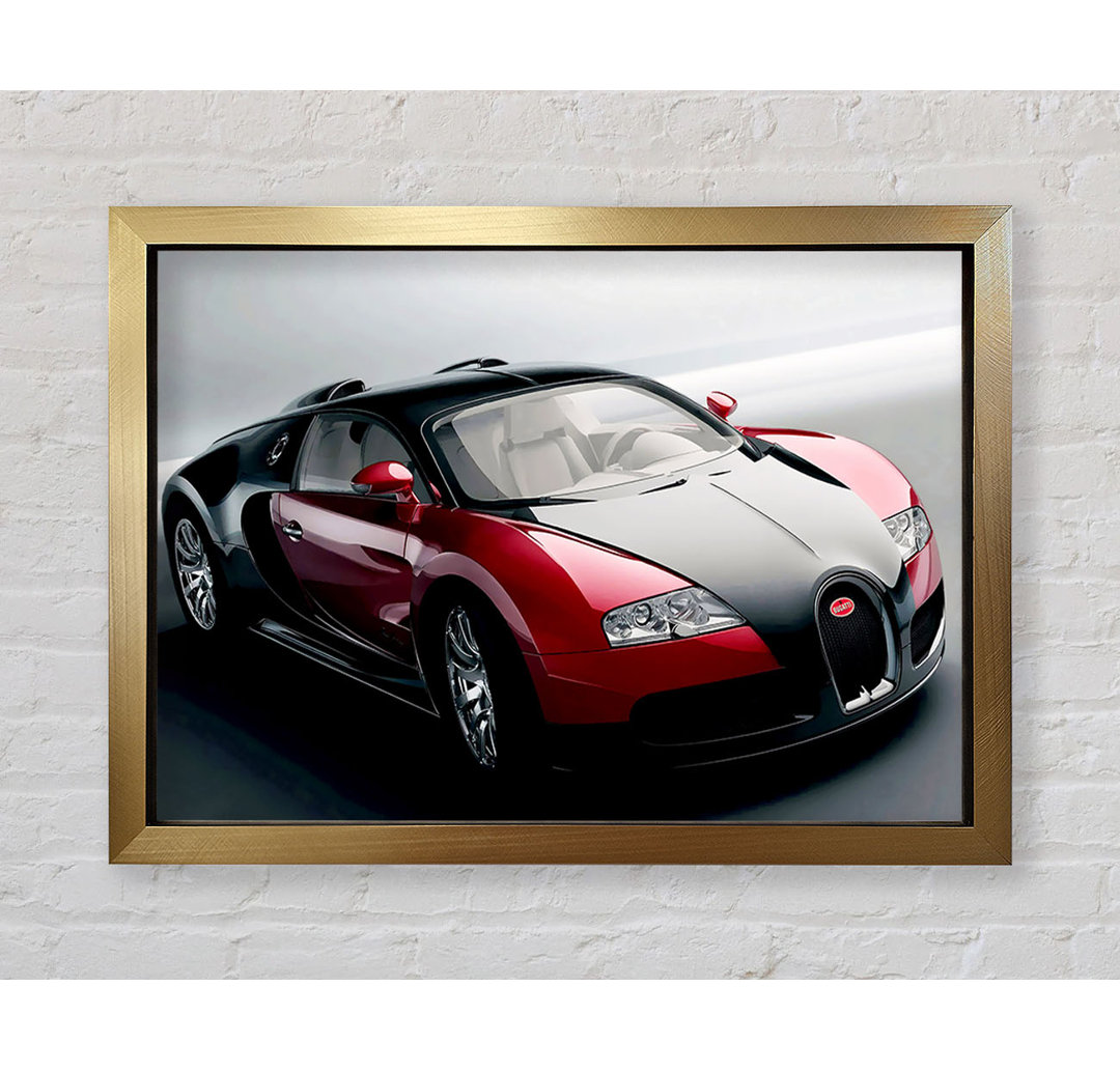 Bugatti Veyron Ready For The Drive - Einzelner Bilderrahmen Kunstdrucke