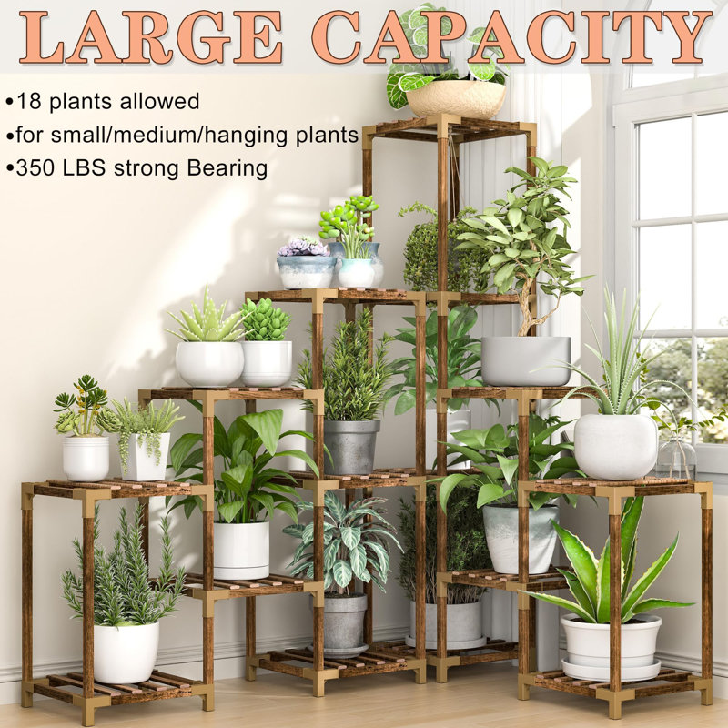 Support d'angle pour plantes d'intérieur