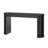 Isaiah Curved Console Table with 2 Drawers & Vertical Slat Legs-155178988