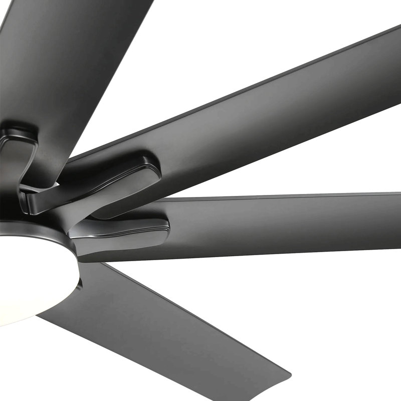 66 Inch Low Profile Ceiling Fan With Dimmable Lights And Smart Remote Control 6 Speed Reversible Noiseless Dc Motor For Indoor